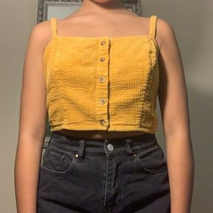 Yelllw top from PACSUN